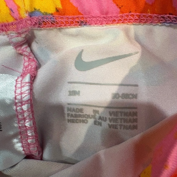 Nike Pink and Orange Leggings - Picture 2 of 3